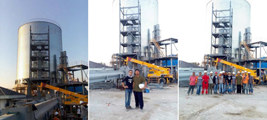 7000 ton cement storage silo in Indonesia 7000 ton cement storage silo in Indonesia