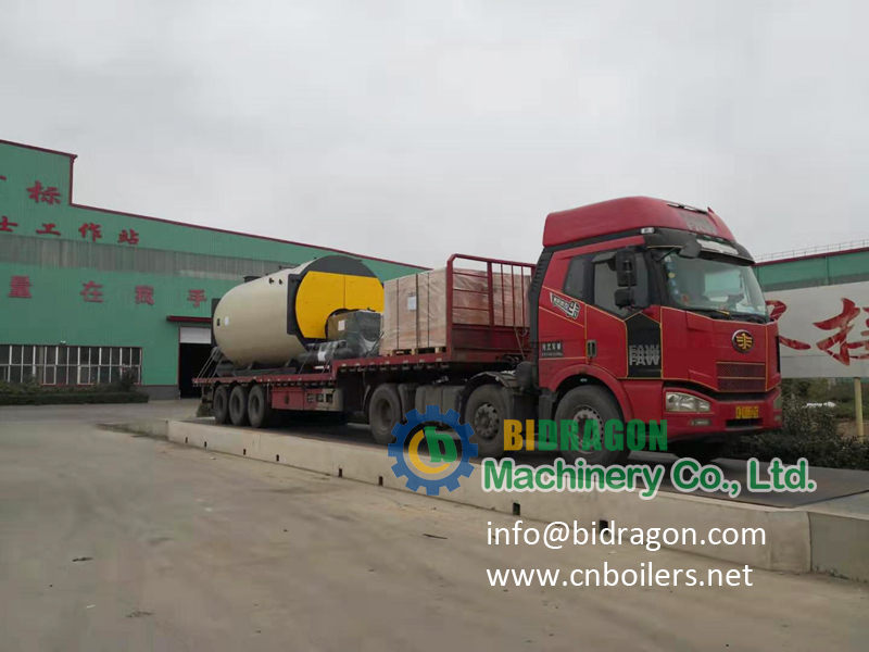5 ton gas fired steam boiler delivery